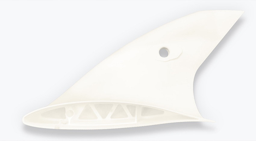 GKN Aerospace's 3D-printed winglet, designed for the Eviation Alice electric aircraft.