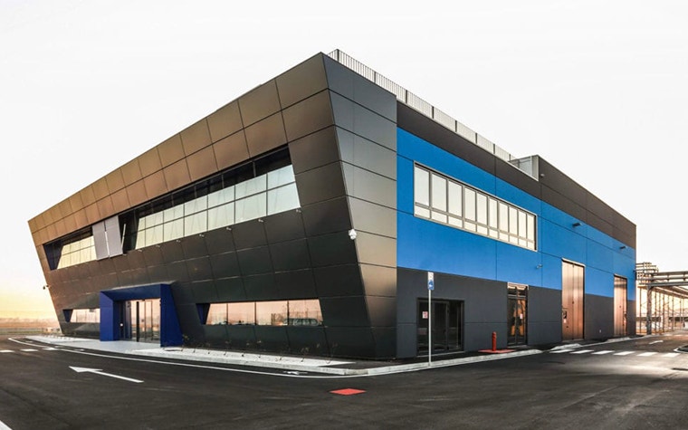 The Avio Aero factory in Cameri Italy