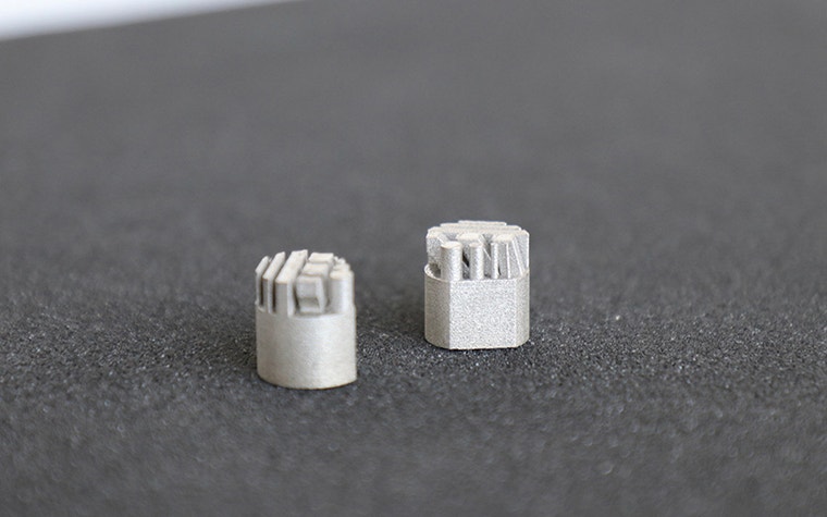 Two 3D-printed samples