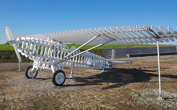 3D printed lifesize model airplane
