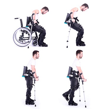 Uomo e macchina in perfetta armonia: L'esoscheletro HANK e l'AM migliorano i risultati dei pazienti durante la riabilitazione della deambulazione