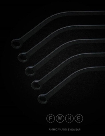 Close-up of the texture of the fmhofmann Cosmos eyeglasses