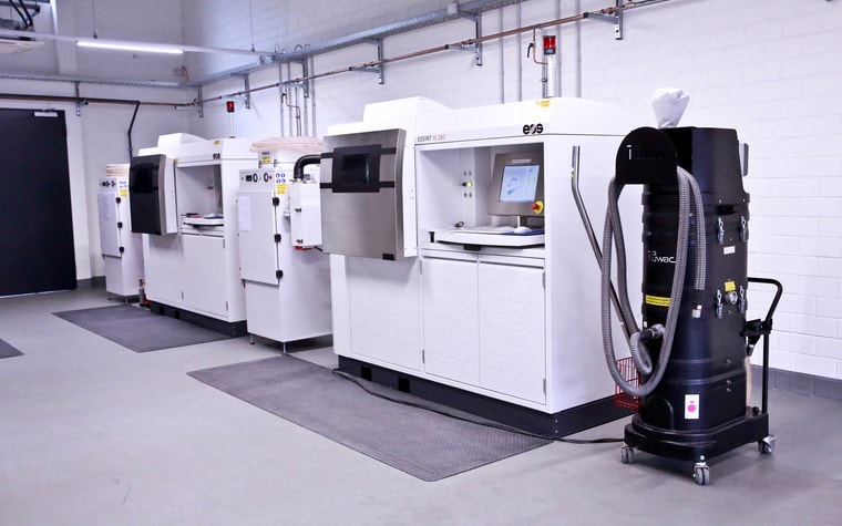 La volute a été imprimée en 3D en Inconel 718 au Metal Competence Center de Materialise à Brême, en Allemagne.