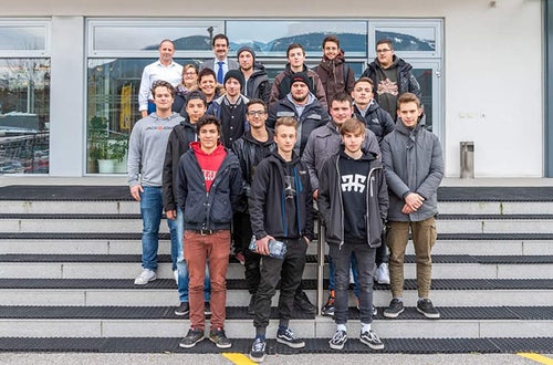 Lehrlinge Gutenberg Innerhofer Besuch Lehrlinge Gutenberg Innerhofer Besuch