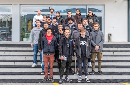 Lehrlinge Gutenberg Innerhofer Besuch Lehrlinge Gutenberg Innerhofer Besuch
