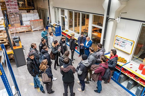 Lehrlinge Gutenberg Innerhofer Besuch Lehrlinge Gutenberg Innerhofer Besuch