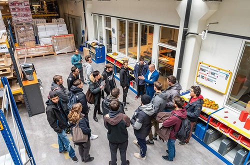 Lehrlinge Gutenberg Innerhofer Besuch Lehrlinge Gutenberg Innerhofer Besuch