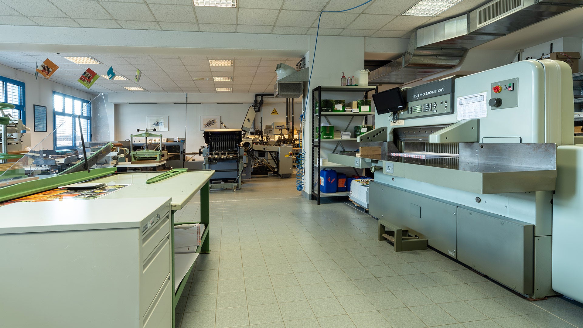 Buchbinderei der LBS Gutenberg in Bozen