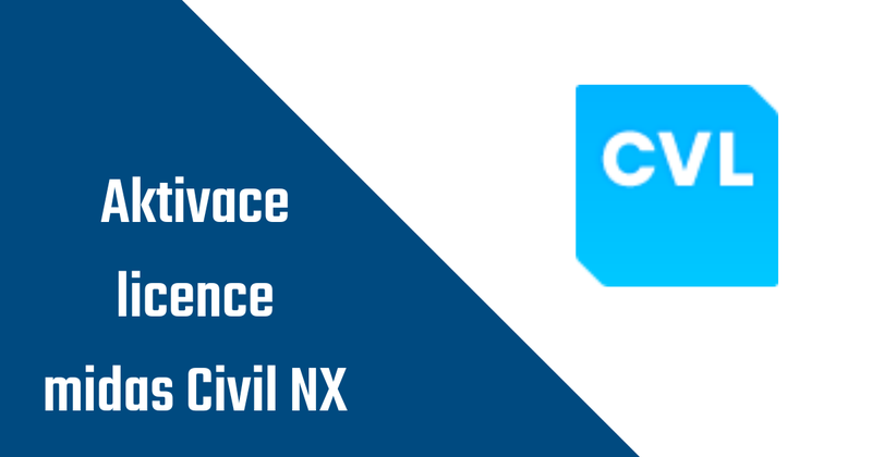 Aktivace licence midas civil NX