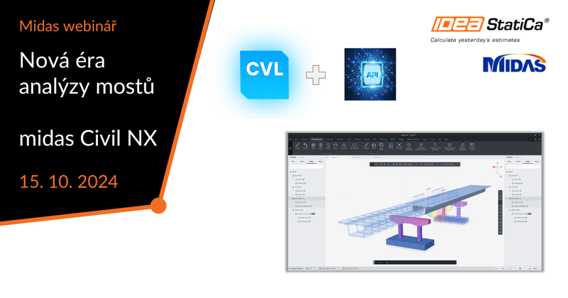 Nová éra analýzy mostů - midas Civil NX