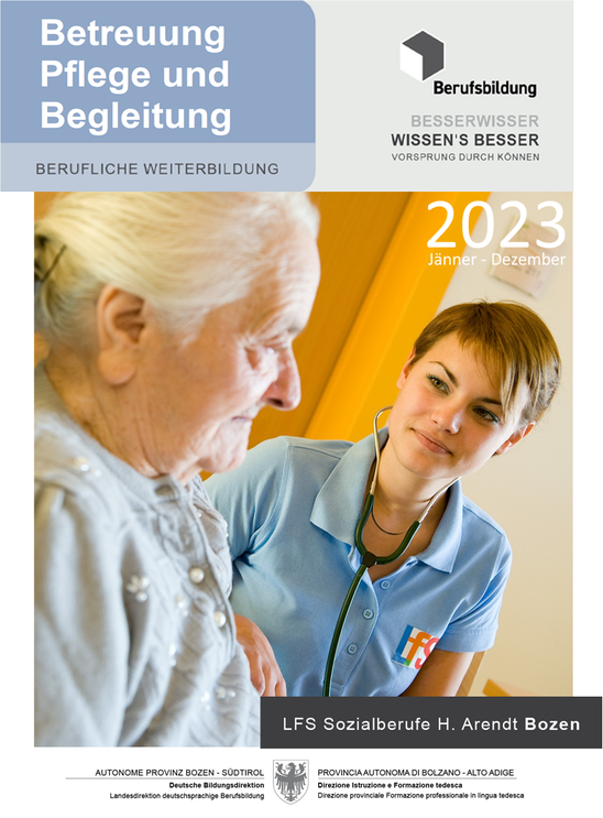 Cover Weiterbildungsbroschüre Cover Weiterbildungsbroschüre