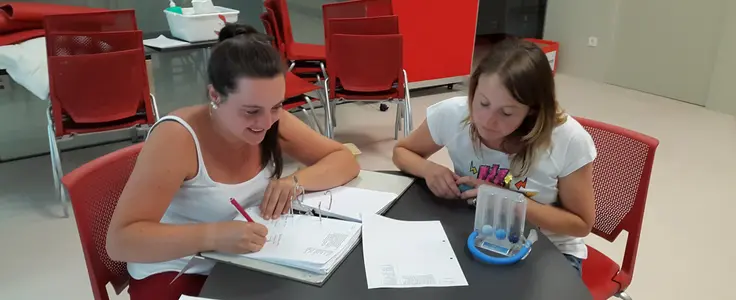 Studierende arbeiten und lernen gemeinsam Studierende arbeiten und lernen gemeinsam