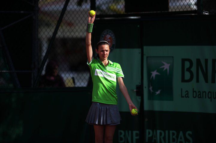 Manon Blanchais durant Roland-Garros 2011 - ©FFT