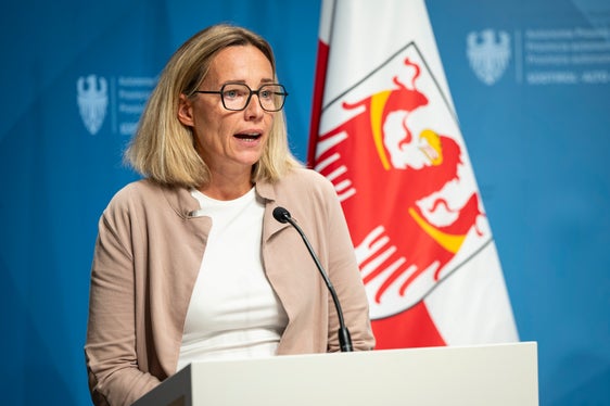 Pressekonferenz Standorterweiterung Brigitte Abram (Foto: LPA)
