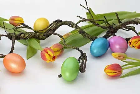 Uova di pasqua ramo, Foto Pixabay