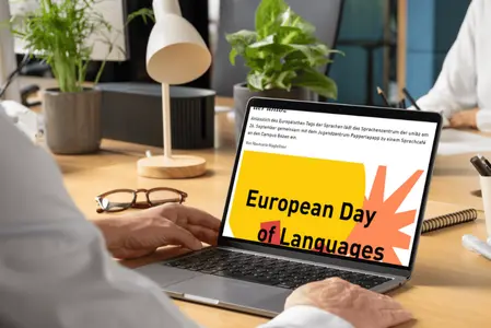 Europäischer Tag der Sprachen (Foto: Canva/ Universität Bozen)