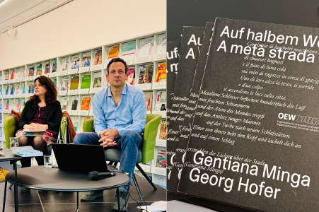 #multilingual : Auf halbem Weg/ A metá strada in der Bibliothek Teßmann