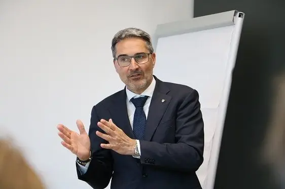 Il Presidente della Provincia Arno Kompatscher (C) Laimburg Research Centre / agnese martinelli: © Laimburg Research Centre / agnese martinelli