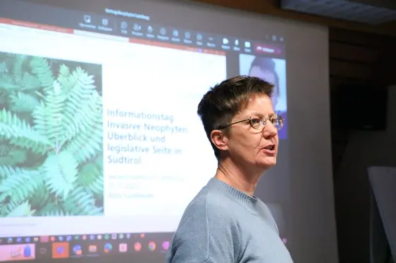 Fig. 2: Helga Salchegger, responsabile del Dipartimento di orticoltura del Centro di ricerca Laimburg: © Laimburg Research Centre/julia rizzo