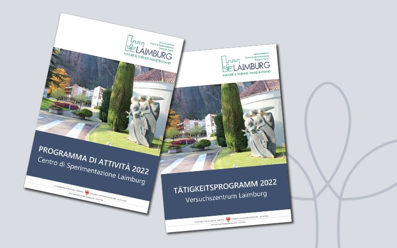 Il Programma di Attività 2022: il Centro di Sperimentazione Laimburg nell’anno 2022 si dedicherà a 397 attività e progetti. © Centro di Sperimentazione Laimburg