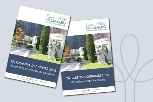Il Programma di Attività 2022: il Centro di Sperimentazione Laimburg nell’anno 2022 si dedicherà a 397 attività e progetti. © Centro di Sperimentazione Laimburg