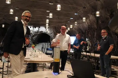 Il team di ricerca del Centro Laimburg premiato ha partecipato alla cerimonia virtuale. ©CSL