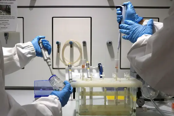 Abb. 5: Das Labor für Aromen und Metaboliten des Versuchszentrums Laimburg am NOI Techpark: © Laimburg Research Centre/agnese martinelli