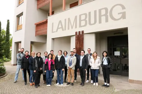 Fig. 1: 15 giovani ricercatori del Centro di Sperimentazione Laimburg e dell’Università Humboldt di Berlino hanno partecipato al workshop interdisciplinare del 18 e 19 aprile: ©Laimburg Research Centre/julia rizzo