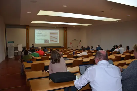 Fig. 3: I risultati del progetto sono stati presentati alla Libera Università di Bolzano il 19 settembre 2022: © unibz