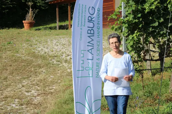 Fig. 2: Barbara Raifer è responsabile del Settore Viticoltura del Centro di Sperimentazione Laimburg dal 1995: © Laimburg Research Centre/johanna höller