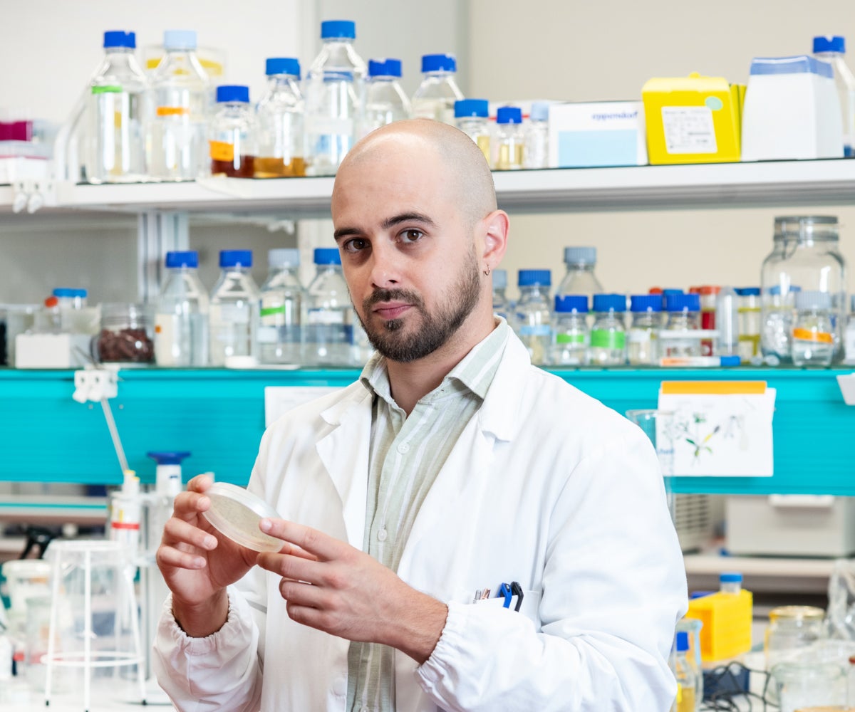 Fig. 6: Mattia Tabarelli, gruppo di lavoro Genomica Funzionale
© Laimburg Research Centre/Ivo Corrà