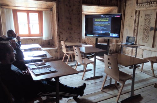 Theorieunterricht in der Plantastube Theorieunterricht in der Plantastube