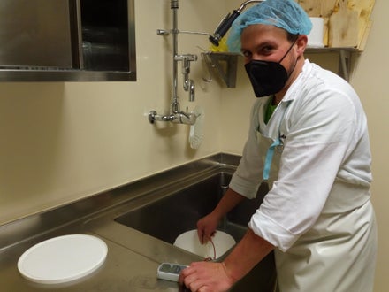 Fleißig in der Sennerei Fleißig in der Sennerei