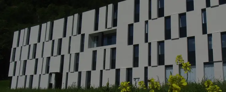 Ansicht neues Schülerheim in der Fürstenburg im Sommer Ansicht neues Schülerheim in der Fürstenburg im Sommer