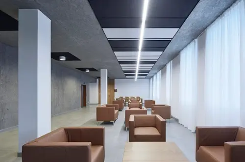 Das Foyer des Schülerheims Das Foyer des Schülerheims