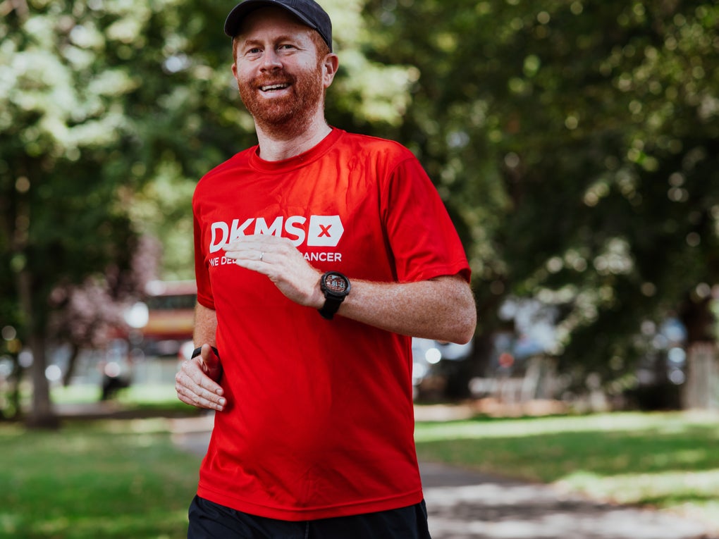 Man running in DKMS top Man running in DKMS top