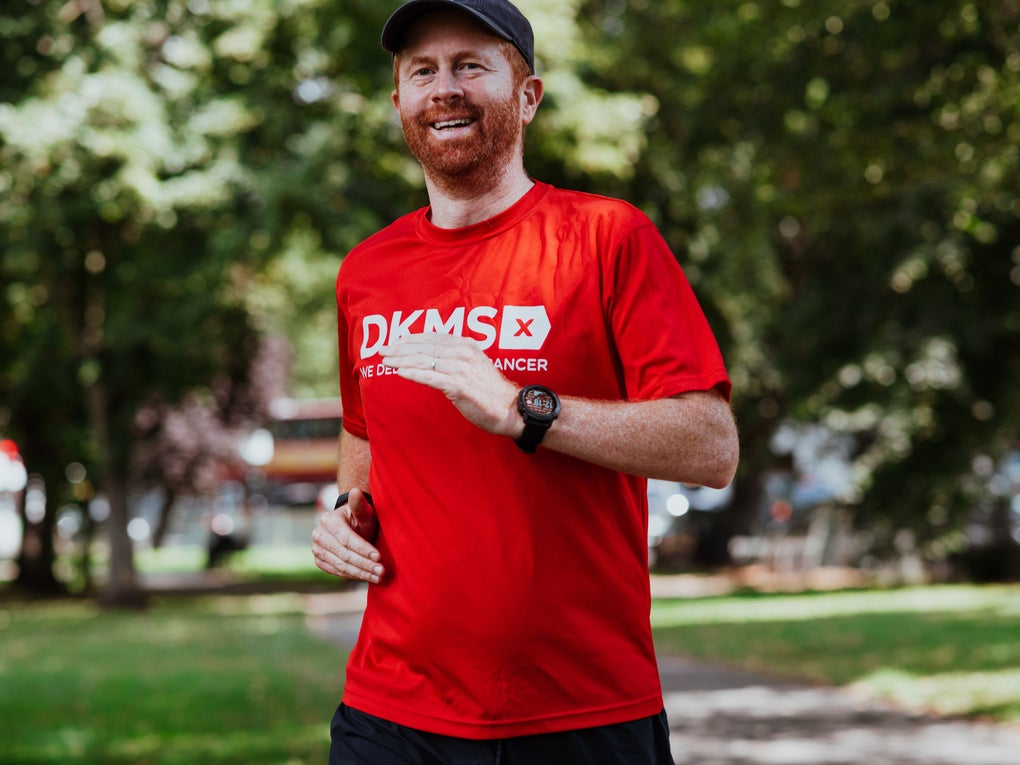 Man running in DKMS top Man running in DKMS top