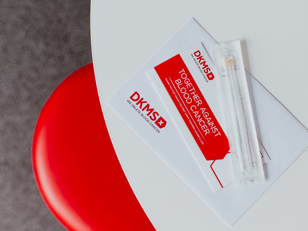 Swab kit on a table Swab kit on a table