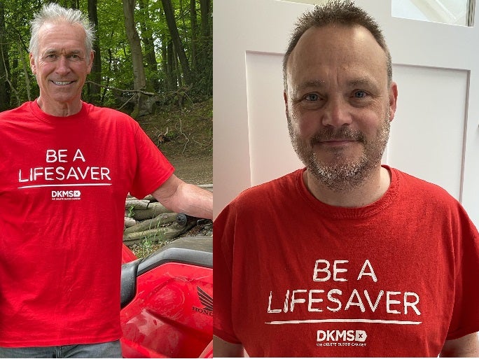 Dr Hillary Jones & Al Murray Wear It Red for DKMS on World Blood Cancer Day Dr Hillary Jones & Al Murray Wear It Red for DKMS on World Blood Cancer Day