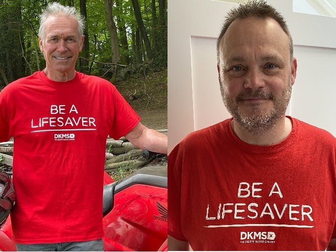 Dr Hillary Jones & Al Murray Wear It Red for DKMS on World Blood Cancer Day Dr Hillary Jones & Al Murray Wear It Red for DKMS on World Blood Cancer Day