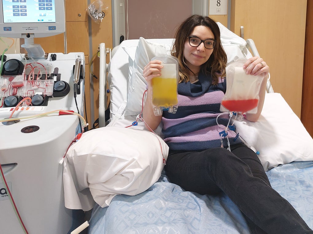 Cristina and her stem cell donation Cristina and her stem cell donation