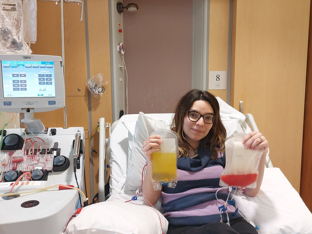 Cristina and her stem cell donation Cristina and her stem cell donation