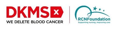 DKMS UK & RCNF partnership logo DKMS UK & RCNF partnership logo