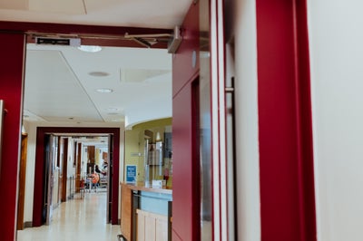 Doorways in a hospital