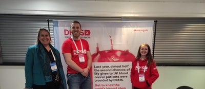 DKMS UK staff at the 2024 EBMT 