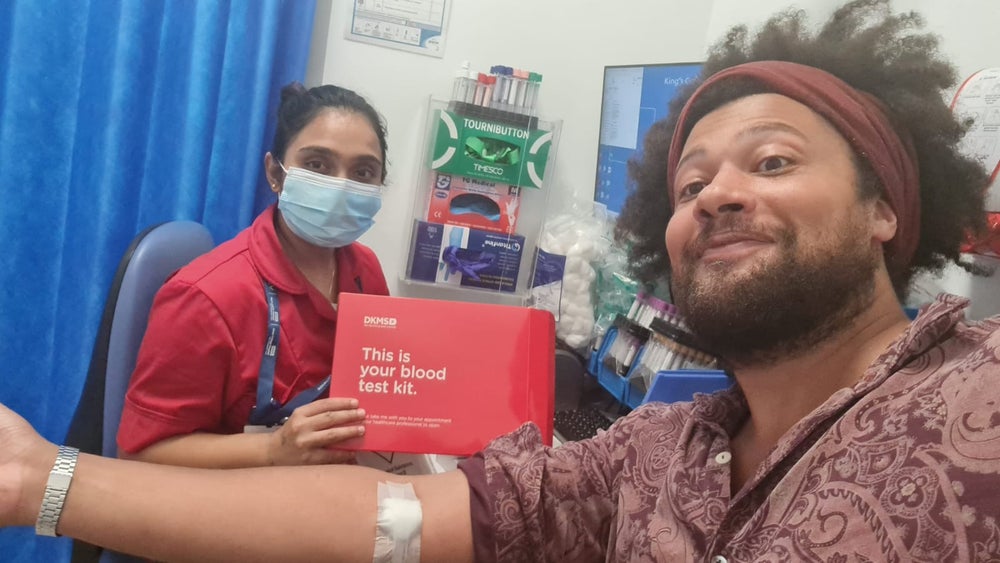 Fraser undergoing pre-donation medical tests Fraser undergoing pre-donation medical tests