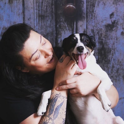 Picture of Ruth and her dog