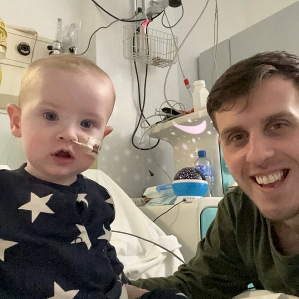 Brooklyn with his Dad, Matthew Brooklyn with his Dad, Matthew