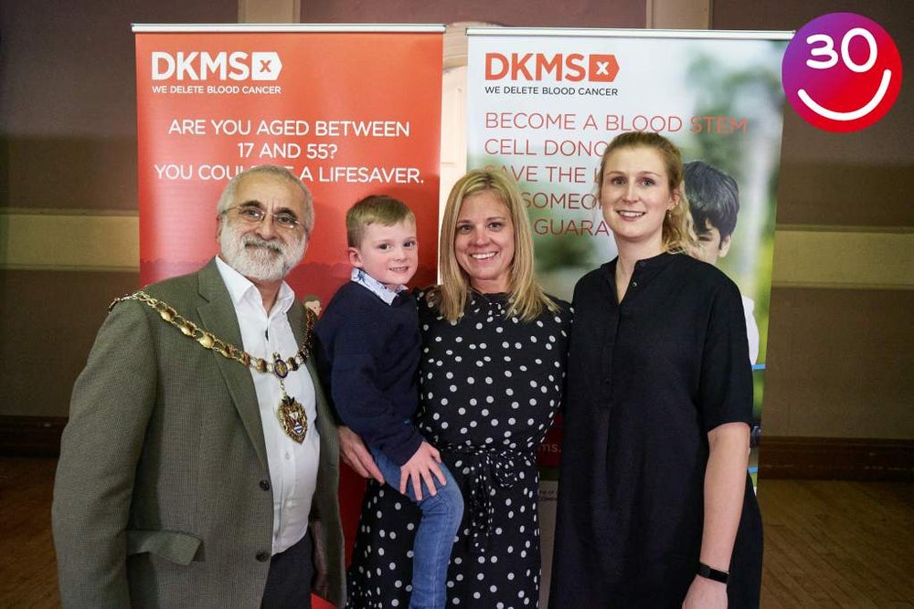 Mayor of Hounslow, Alfie Commons, Lorna Commons and Christin Bouvier Mayor of Hounslow, Alfie Commons, Lorna Commons and Christin Bouvier