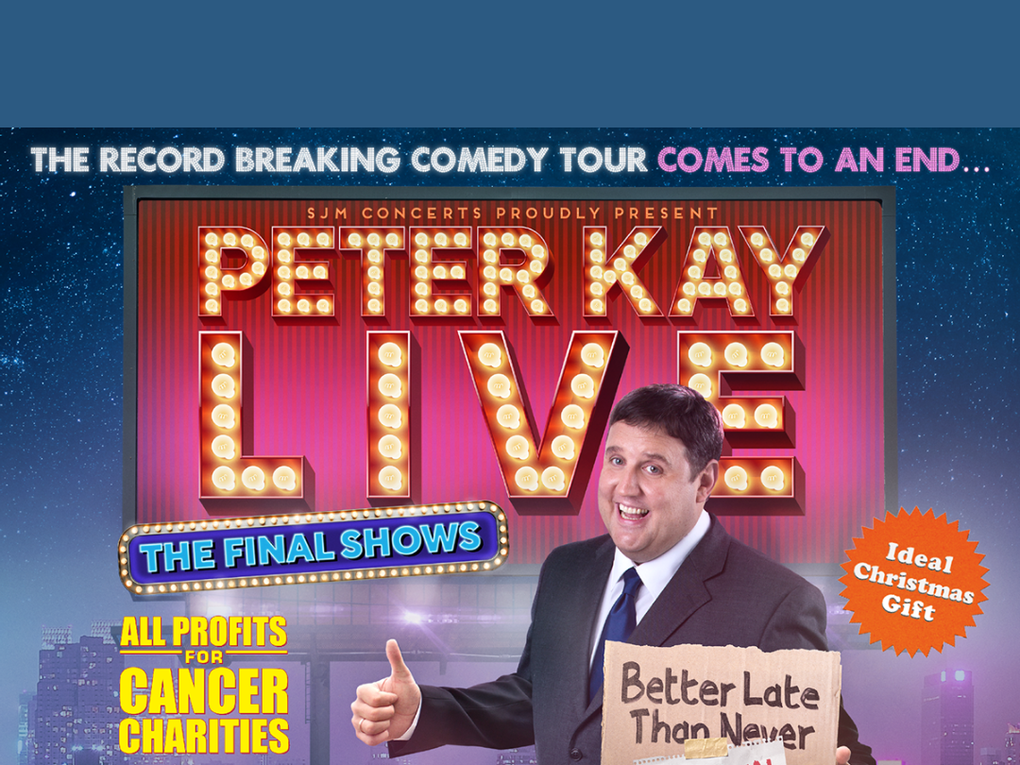 Peter Kay live graphic Peter Kay live graphic